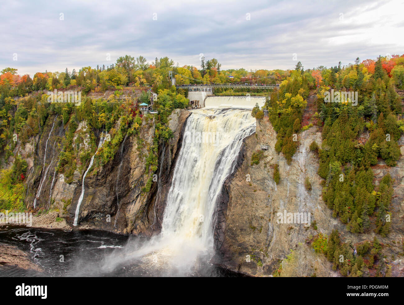 Montmorency fällt im Herbst Stockfoto