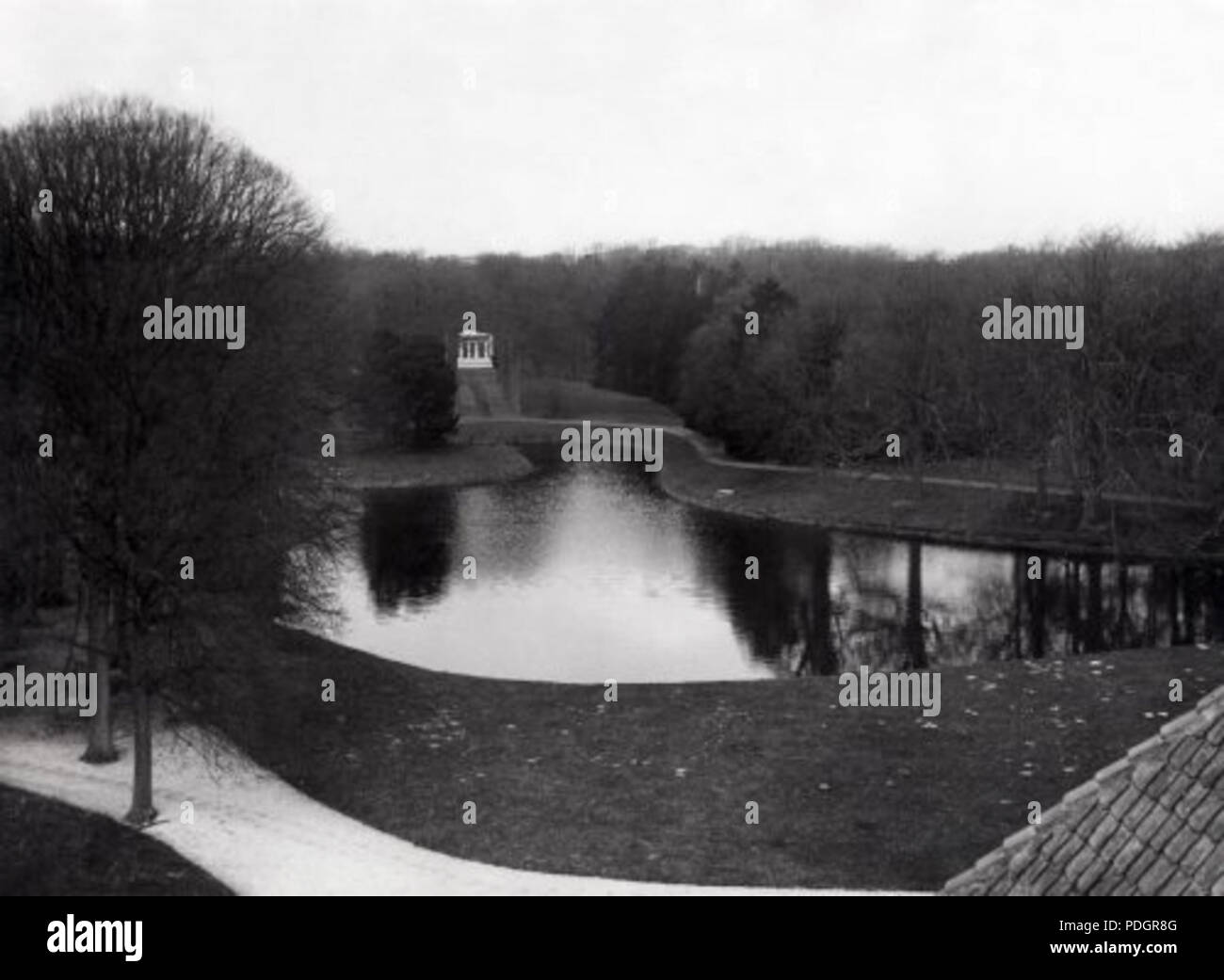 Te 199 Landgoed Duinrell Wassenaar, Eigendom van Philip Graaf Van Zuylen van Nijevelt, op 19 April 1935 opengesteld Voor Het Publiek Stockfoto