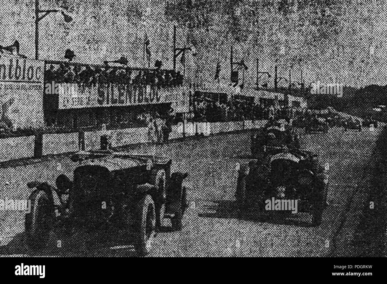 202 Le Départ de 24 Heures du Mans 1930 Stockfoto