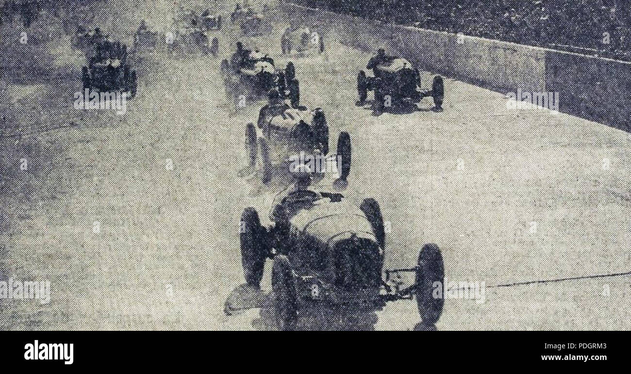 202 Le Départ du Grand Prix de l'ACF 1931 Stockfoto