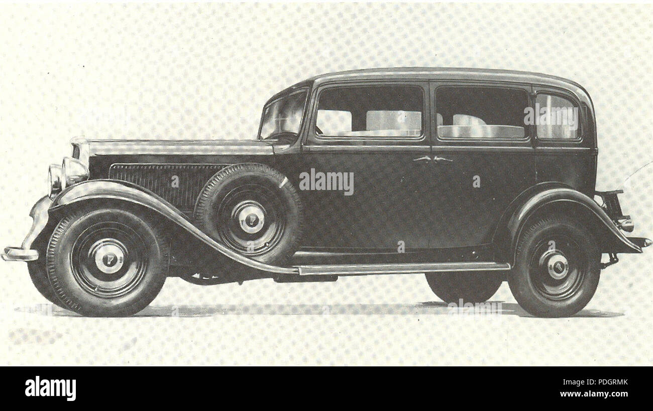 129 Fiat 527 Limousine 1934 Stockfoto