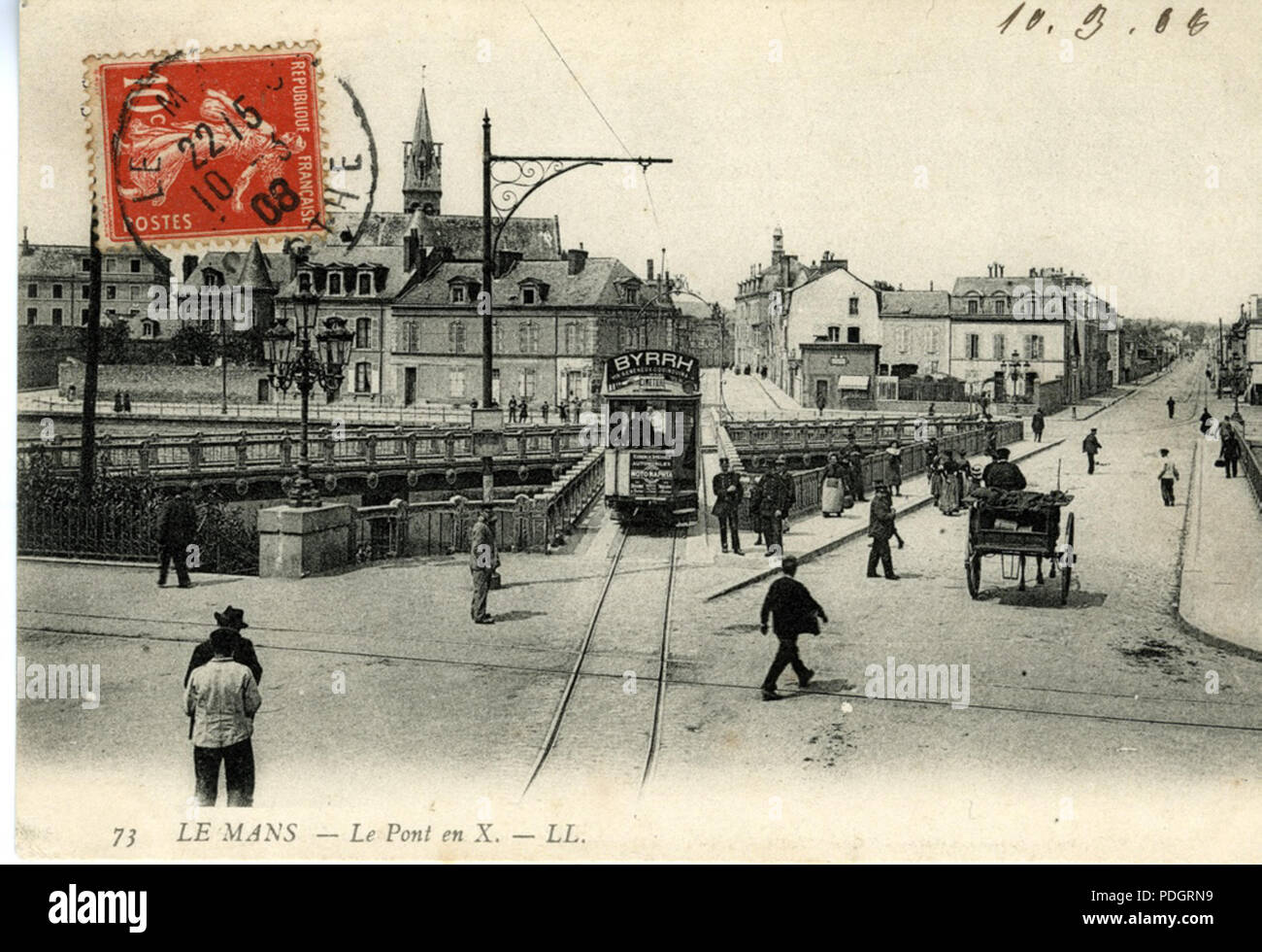 203 Le Mans, pont en X1 Stockfoto