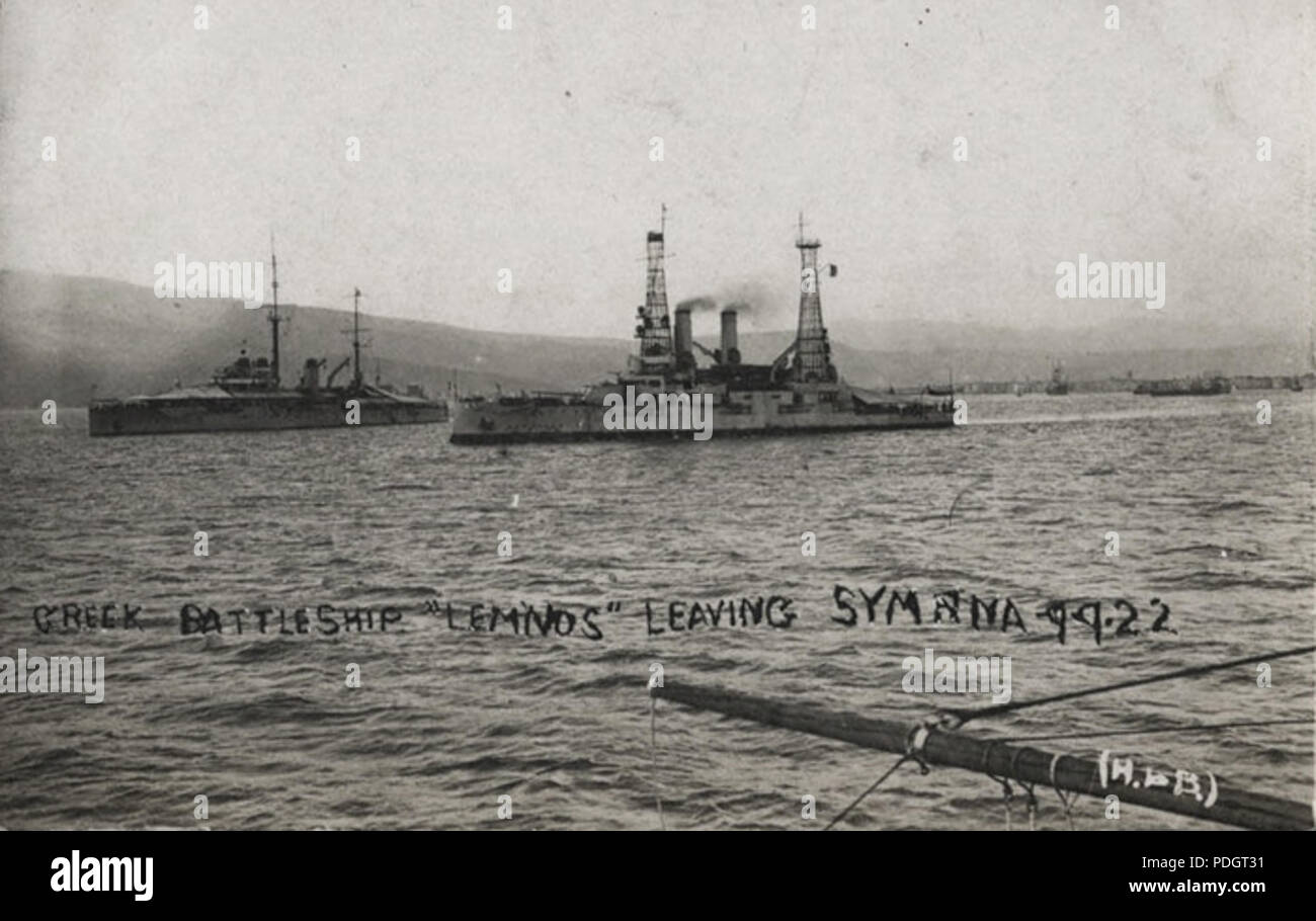 205 LEMNOS = 1922 Stockfoto