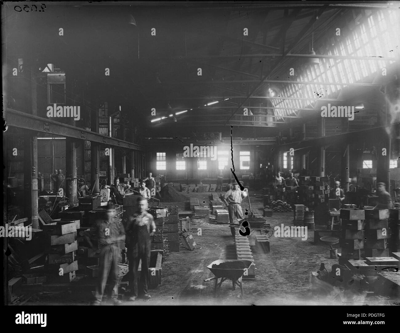 35 Clyde Gießerei mit Arbeitern (5570735728) Stockfoto