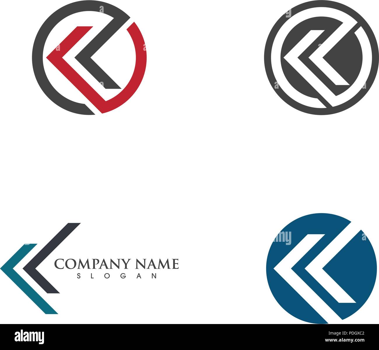 K Schreiben Pfeil vector illustration symbol Logo Template Design Stock Vektor