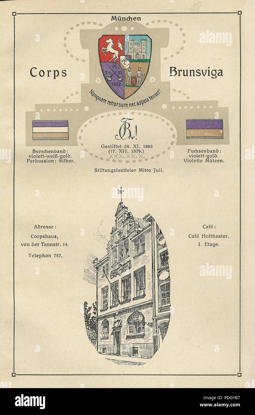 232 München Brunsviga Stockfoto