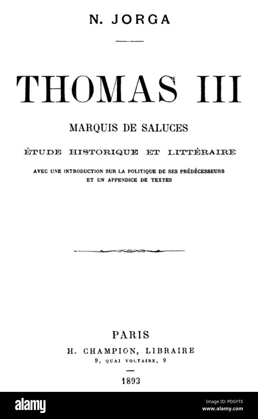 Marquis von saluces Fotos und Bildmaterial in hoher Auflösung Alamy