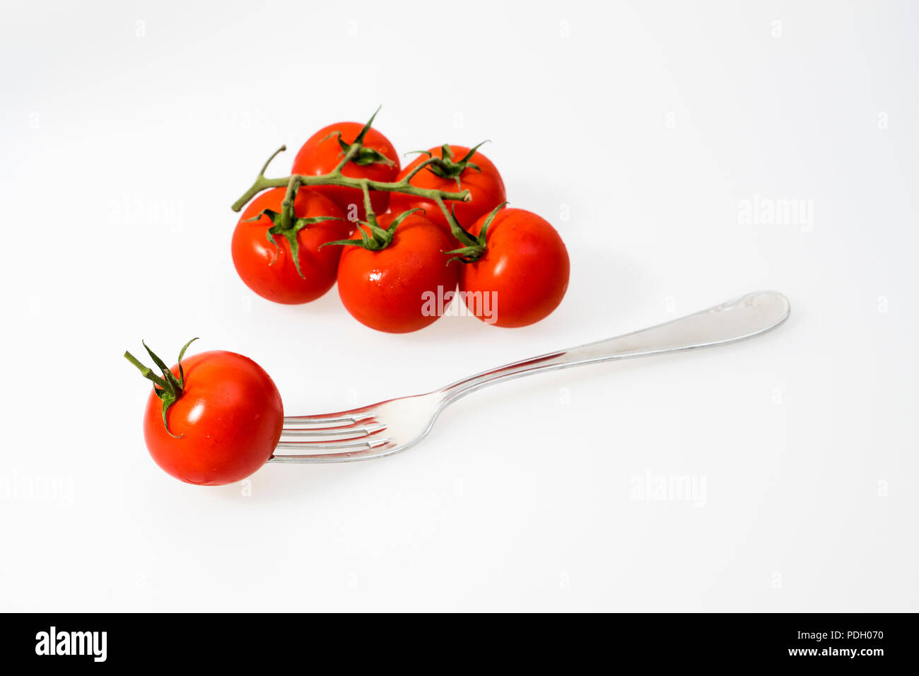 Frische Tomaten Stockfoto