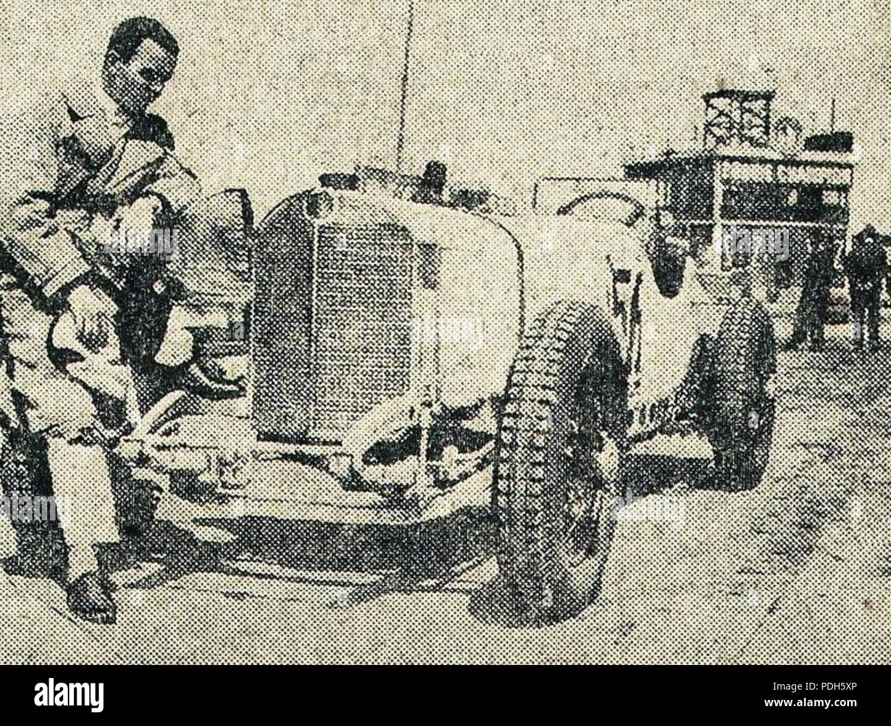 283 Rudolf Caracciole sur Mercedes, au Grand Prix de l'ACF 1931 Stockfoto