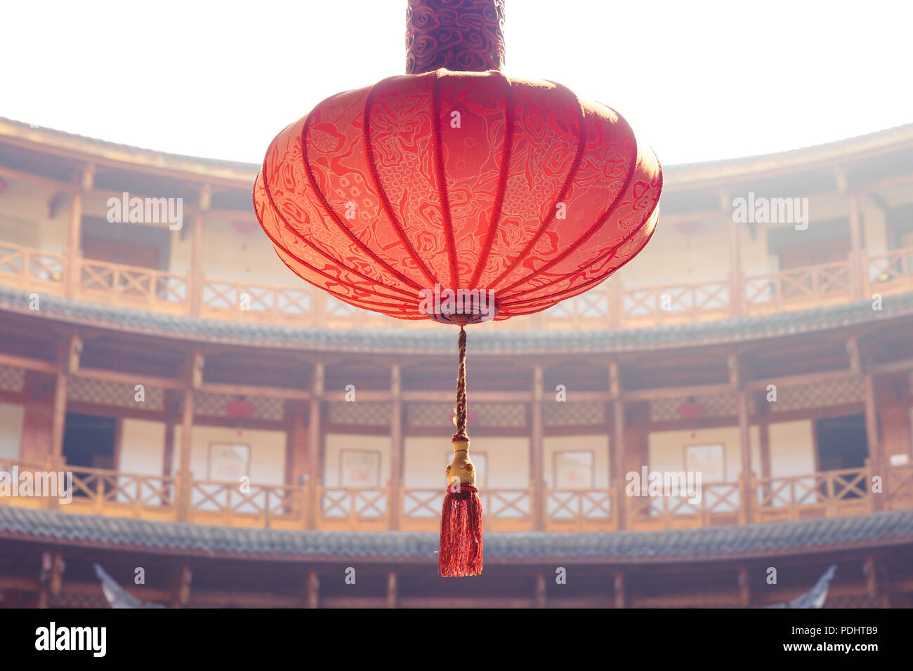 Das chinesische neue Jahr Laterne. chinesische Kultur Stockfoto