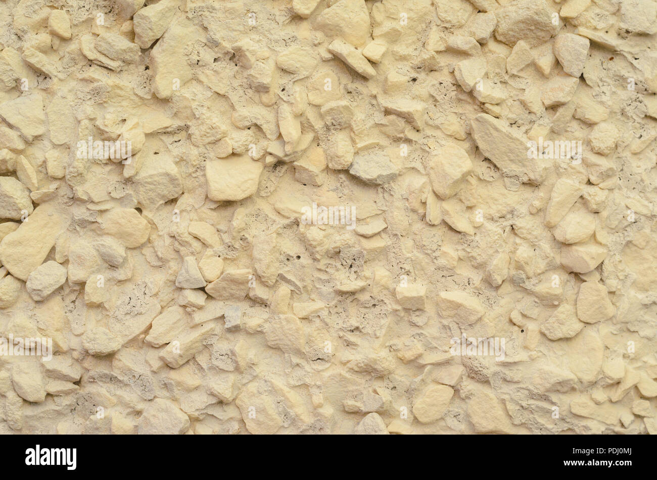 Kiesel Pflasterwand Textur Stockfoto