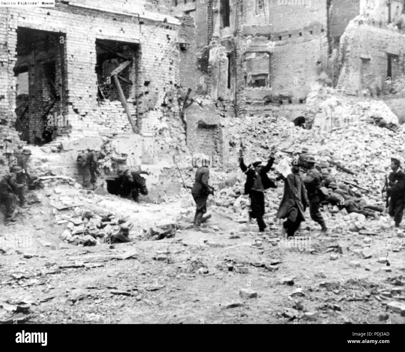 347 Stroop Sammlung - im Warschauer Ghetto - Bunker - 03. Stockfoto