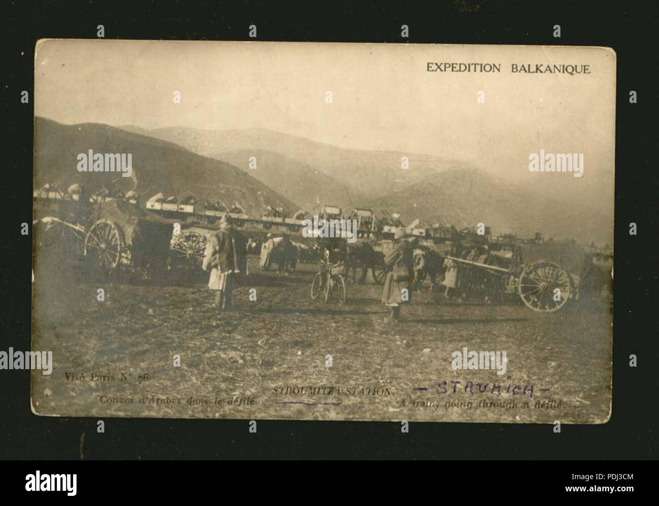 347 Samnaun IWW Entente Truppen Stockfoto