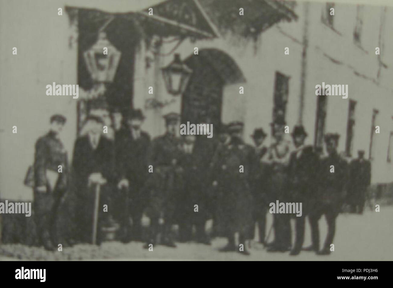349 Suwalki 1920 konferencja Stockfoto