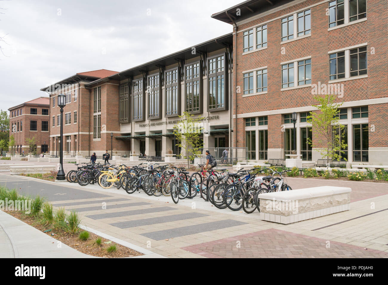 WEST Lafayette, IN/USA - Oktober 22, 2017: Thomas S. und Harvey D. Wilmeth Active Learning Center auf dem Campus der Purdue University. Stockfoto