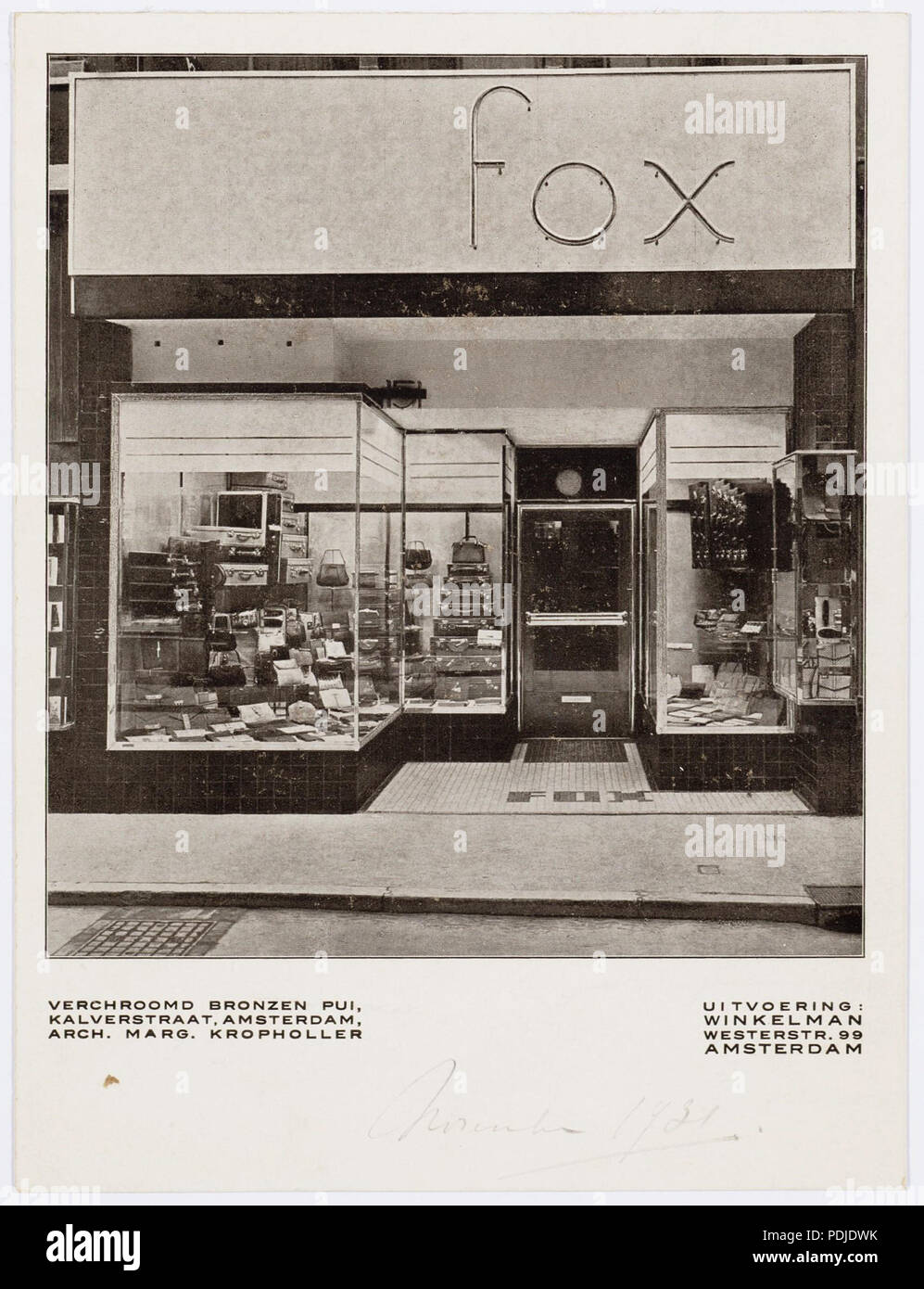 335 Stadsarchief Amsterdam, AFB OSIM 00008003539 Stockfoto