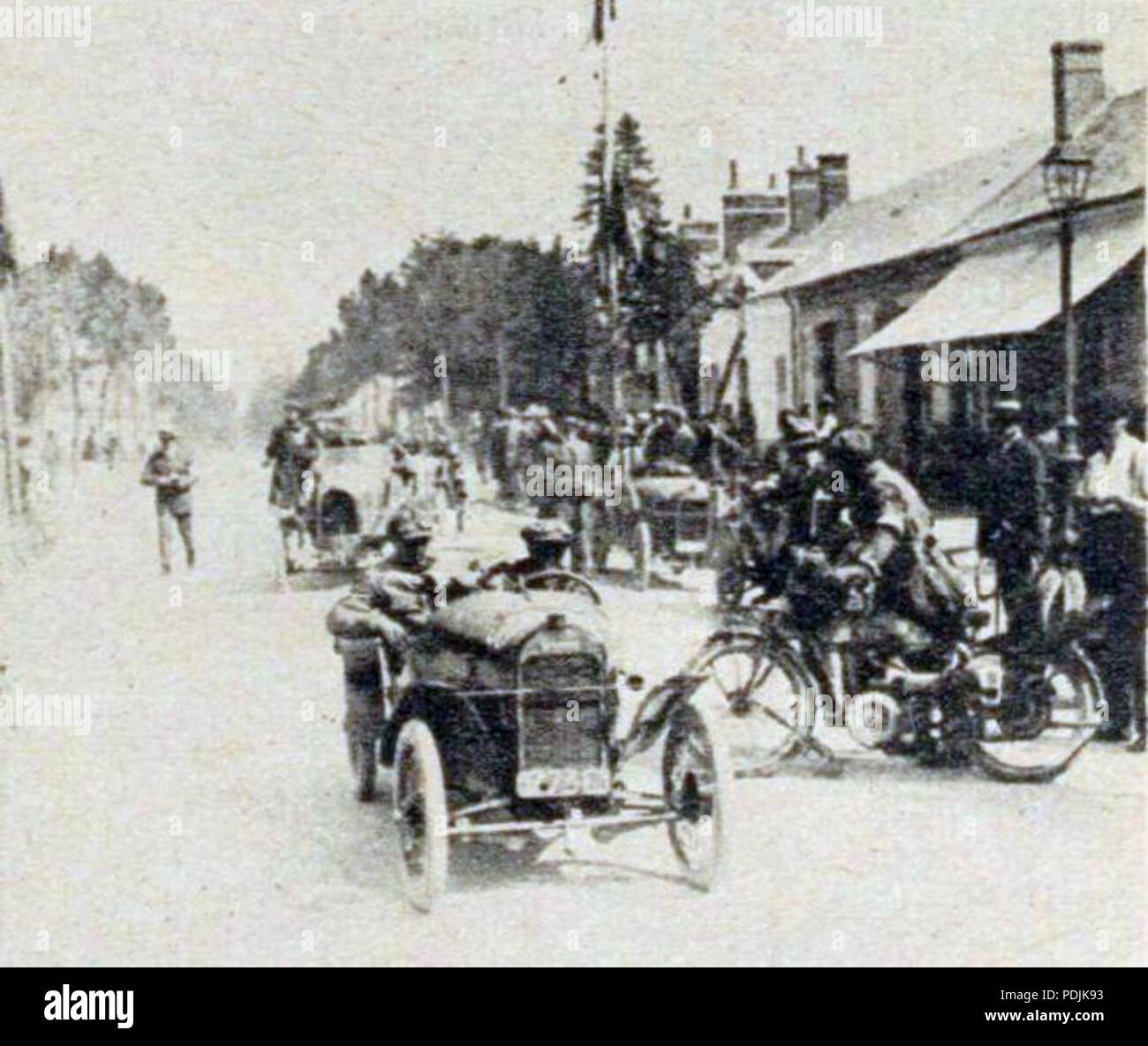371 Violette Morris dans Paris-Les Pyrénées-Paris, en 1923 Stockfoto