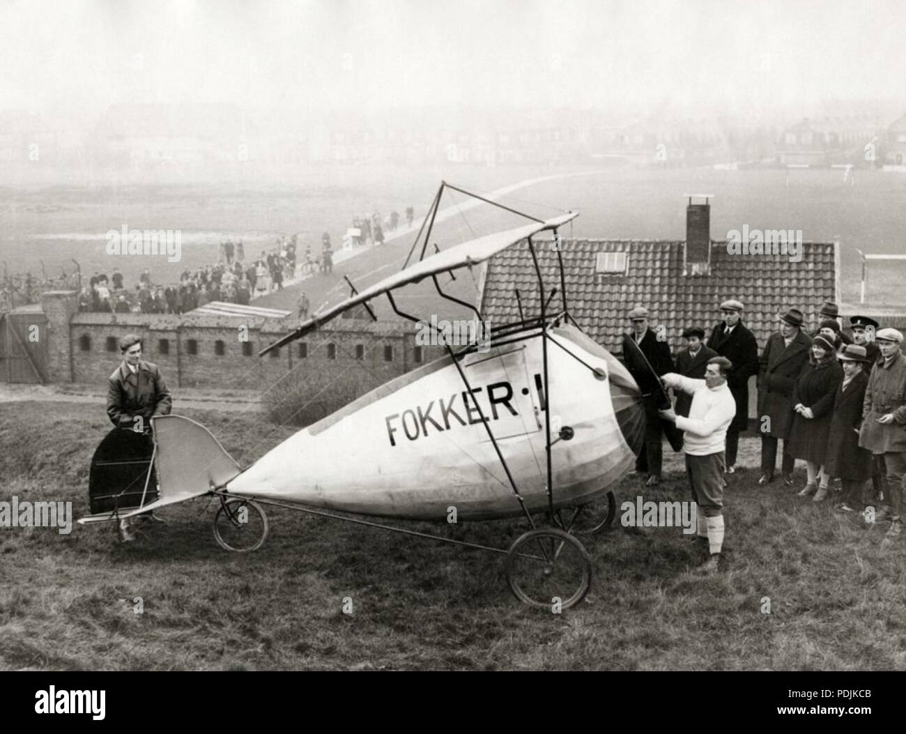 372 Vliegfiets Bussum 1930 Stockfoto