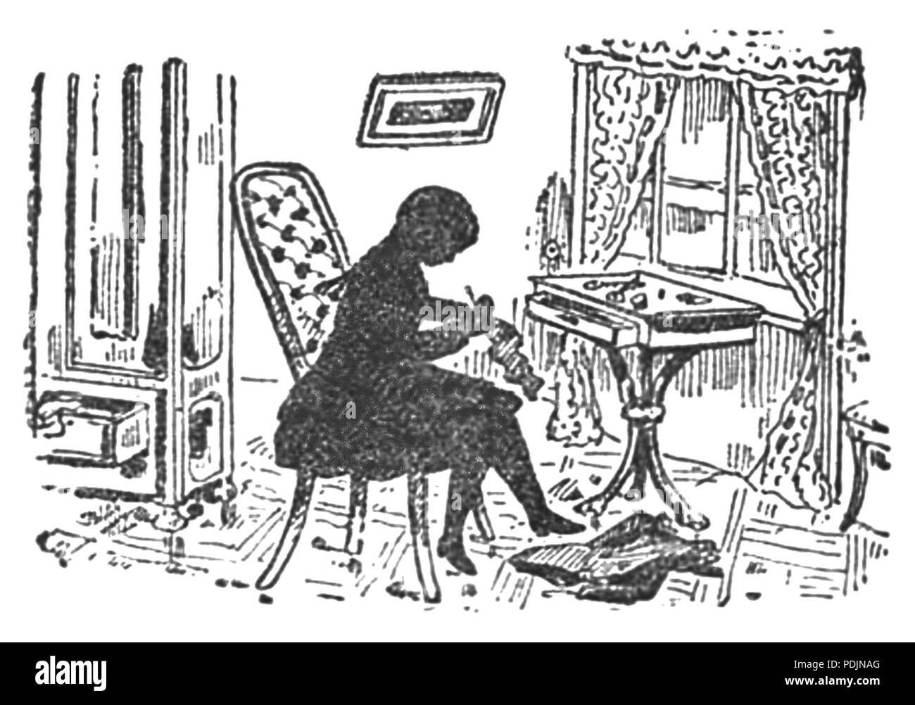 383 Z - Dromlewiczowa Najpiękniejsza lalka p 17. Stockfoto