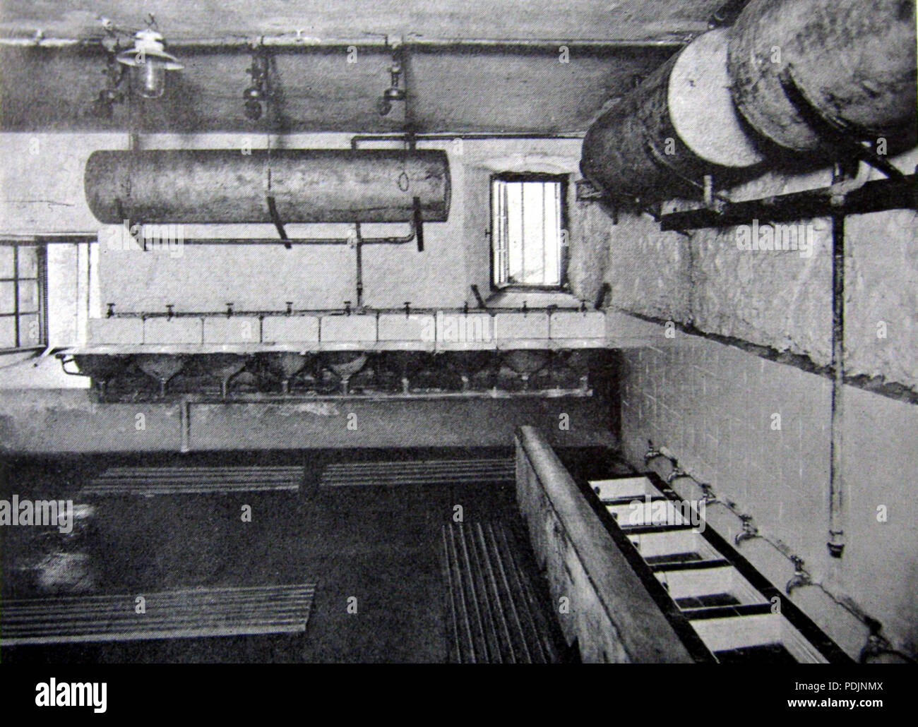 170 JH Altena Waschraum Stockfoto 170 JH Altena Waschraum Stockfoto