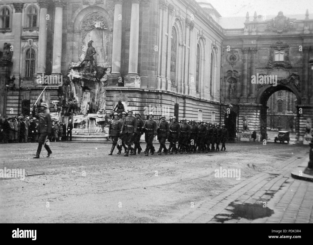 2 Budapest I., Királyi Palota, Hunyadi udvar. Fortepan 4755 Stockfoto