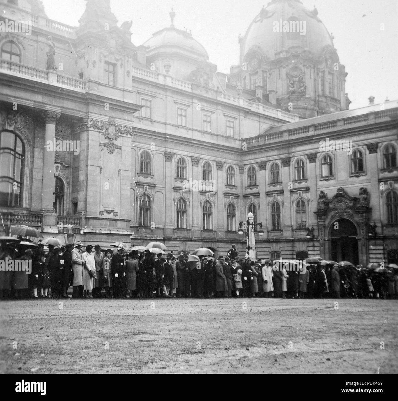 89 Budapest I., Királyi Palota, Hunyadi udvar. Fortepan 4756 Stockfoto