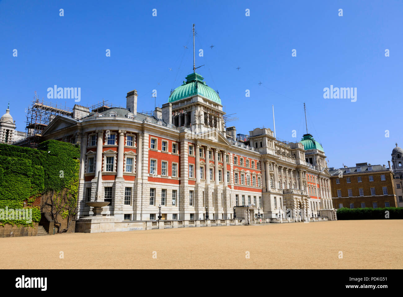 Die Admiralität Erweiterungsbau auf Horse Guards Parade, Westminster, London, England Stockfoto