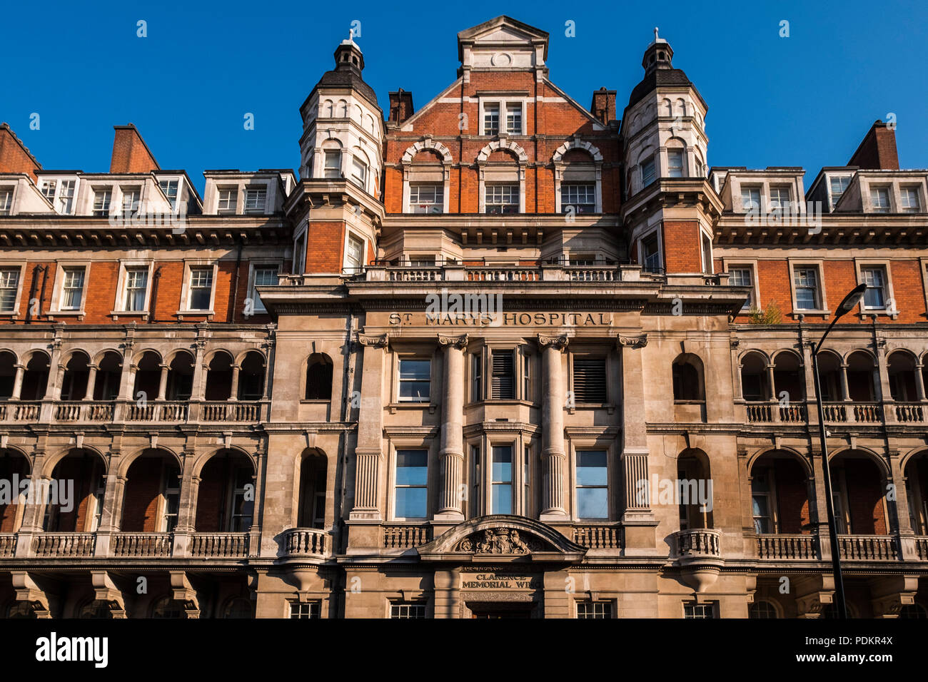 St. Mary's Hospital, Paddington, London, England, Großbritannien Stockfoto