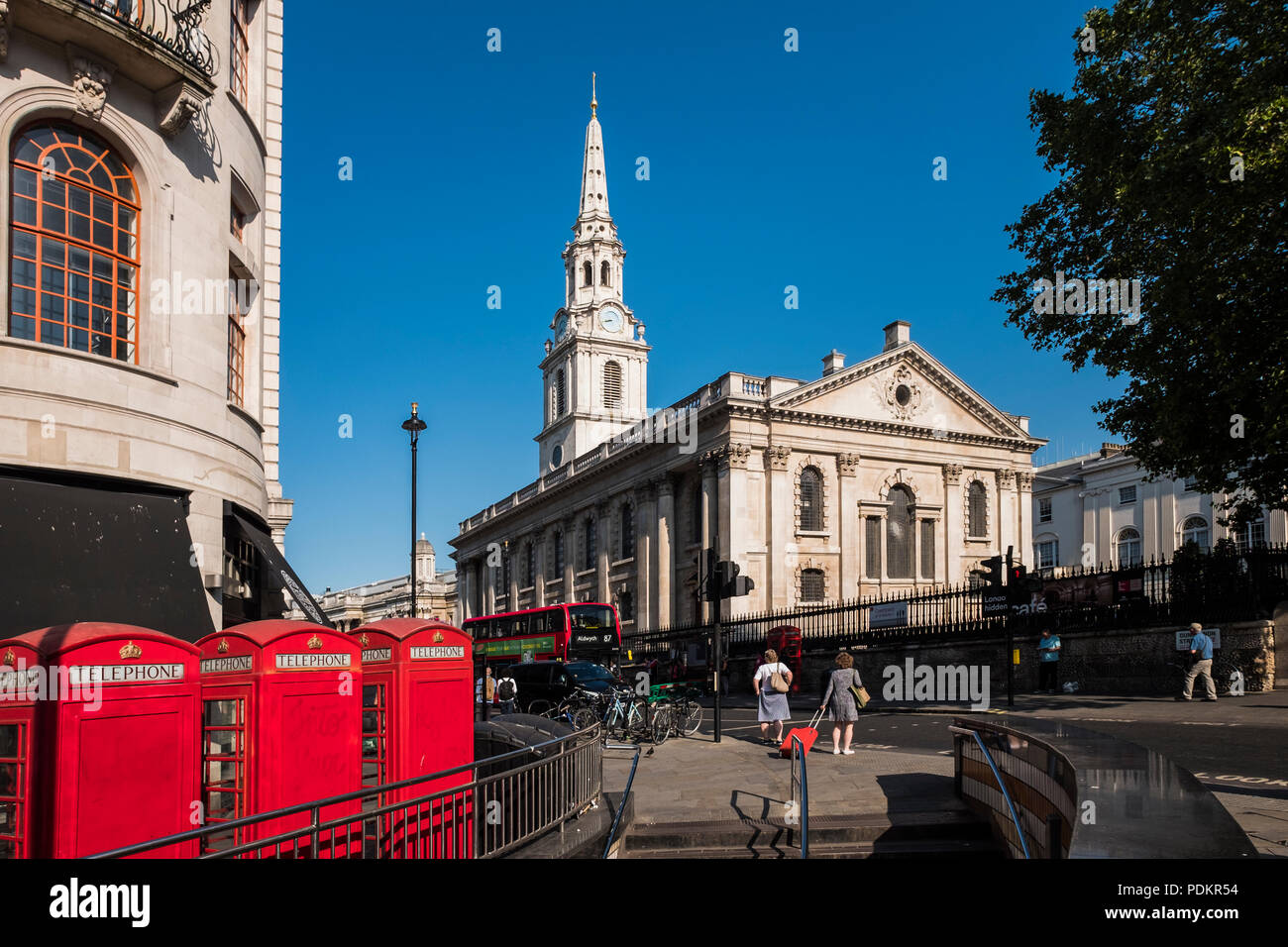 St. Martin in den Bereichen Kirche, London, England, Großbritannien Stockfoto