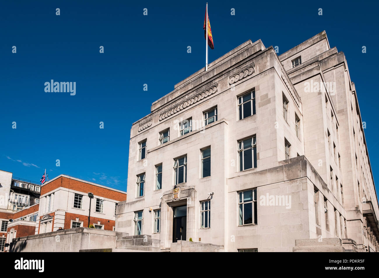 Büros des Herzogtums Lancaster, 1 Lancaster Hotel, London, England, Großbritannien Stockfoto