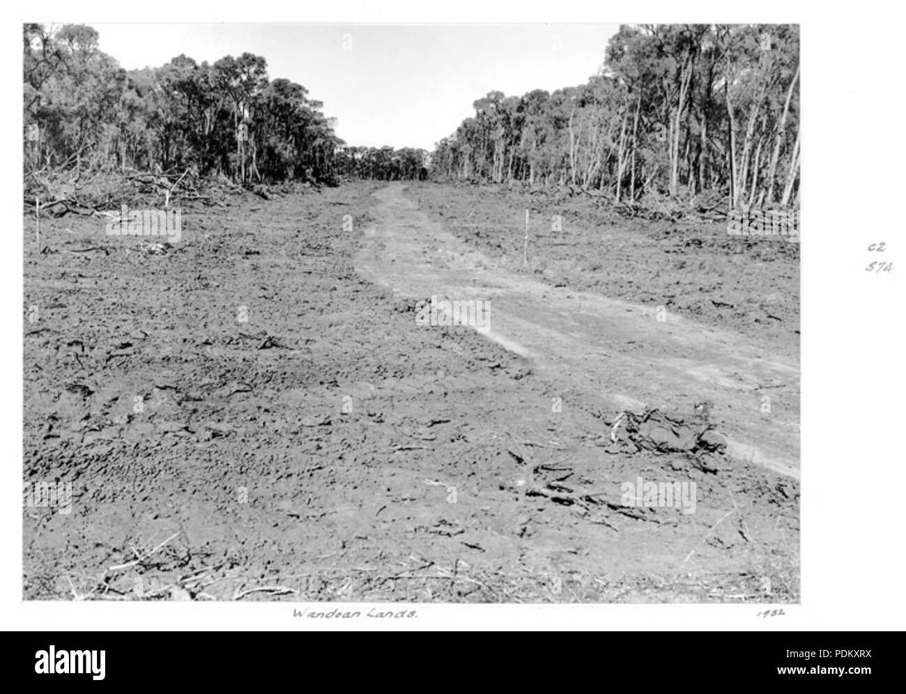 115 Queensland State Archive 4430 Wandoan landet 1952 Stockfoto