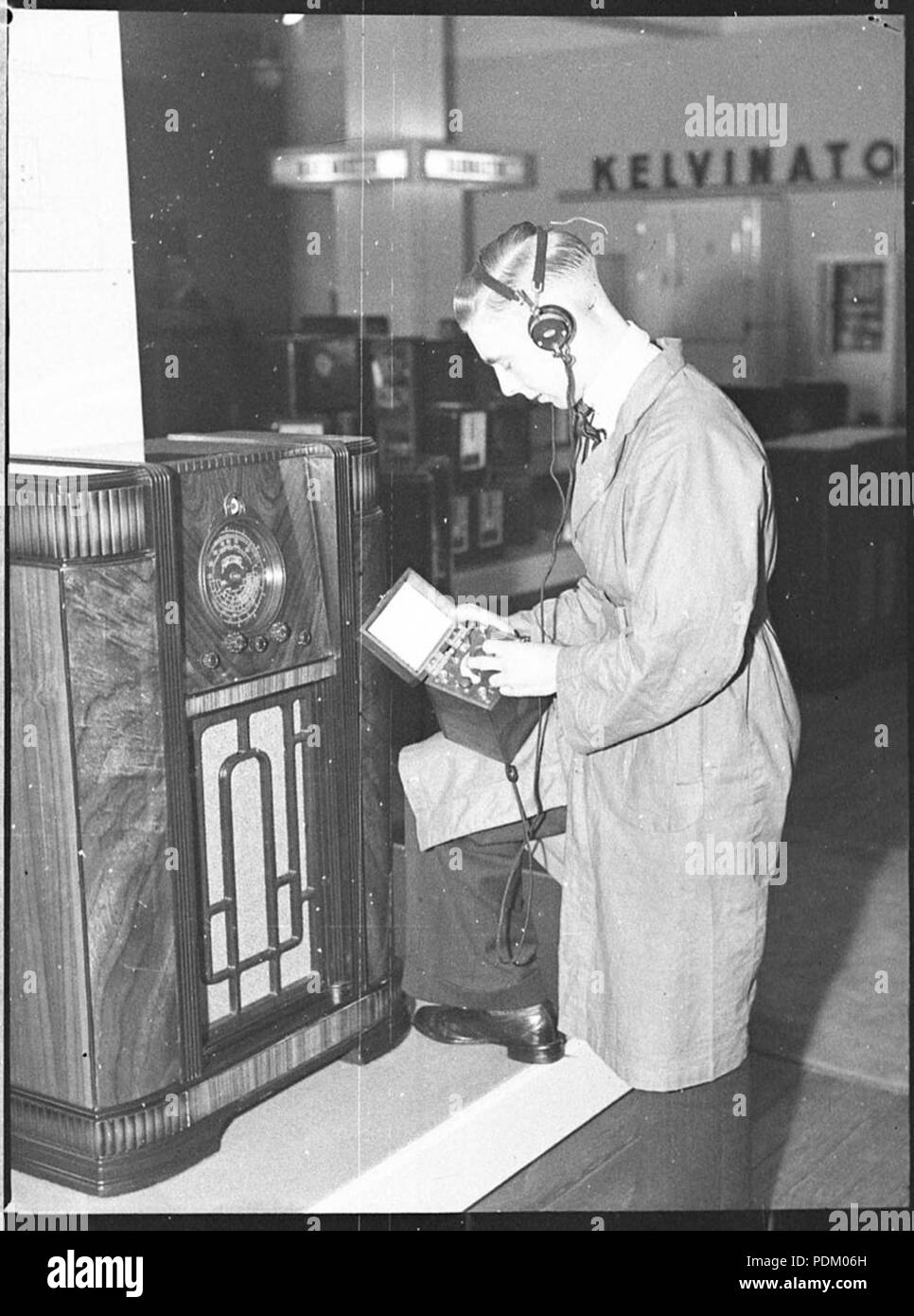 139 SLNSW 20141 Radio Ausstellung David Jones Stockfoto