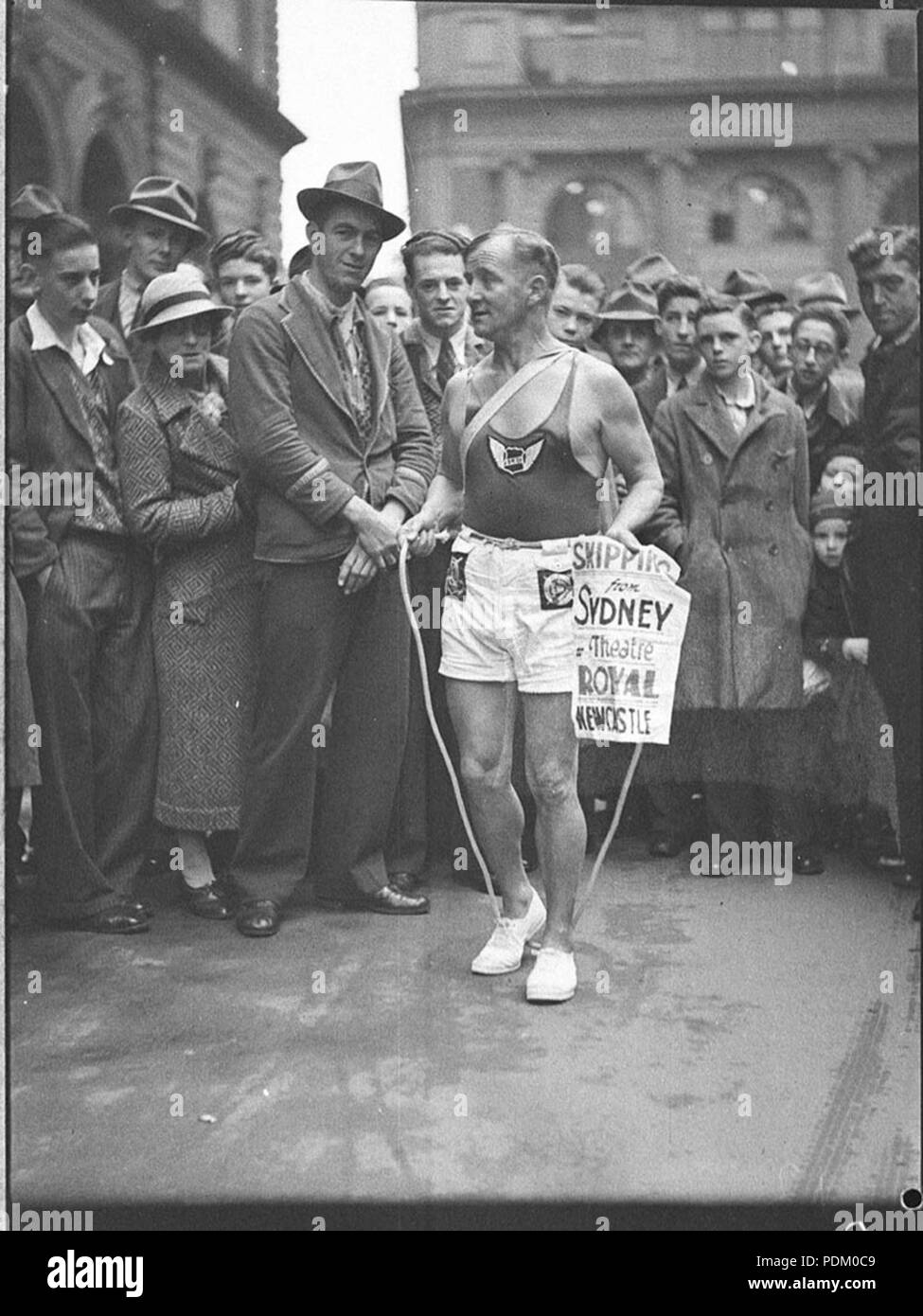 139 20738 SLNSW Tom Morris überspringen Meister für eine größere Union Theater genommen Stockfoto