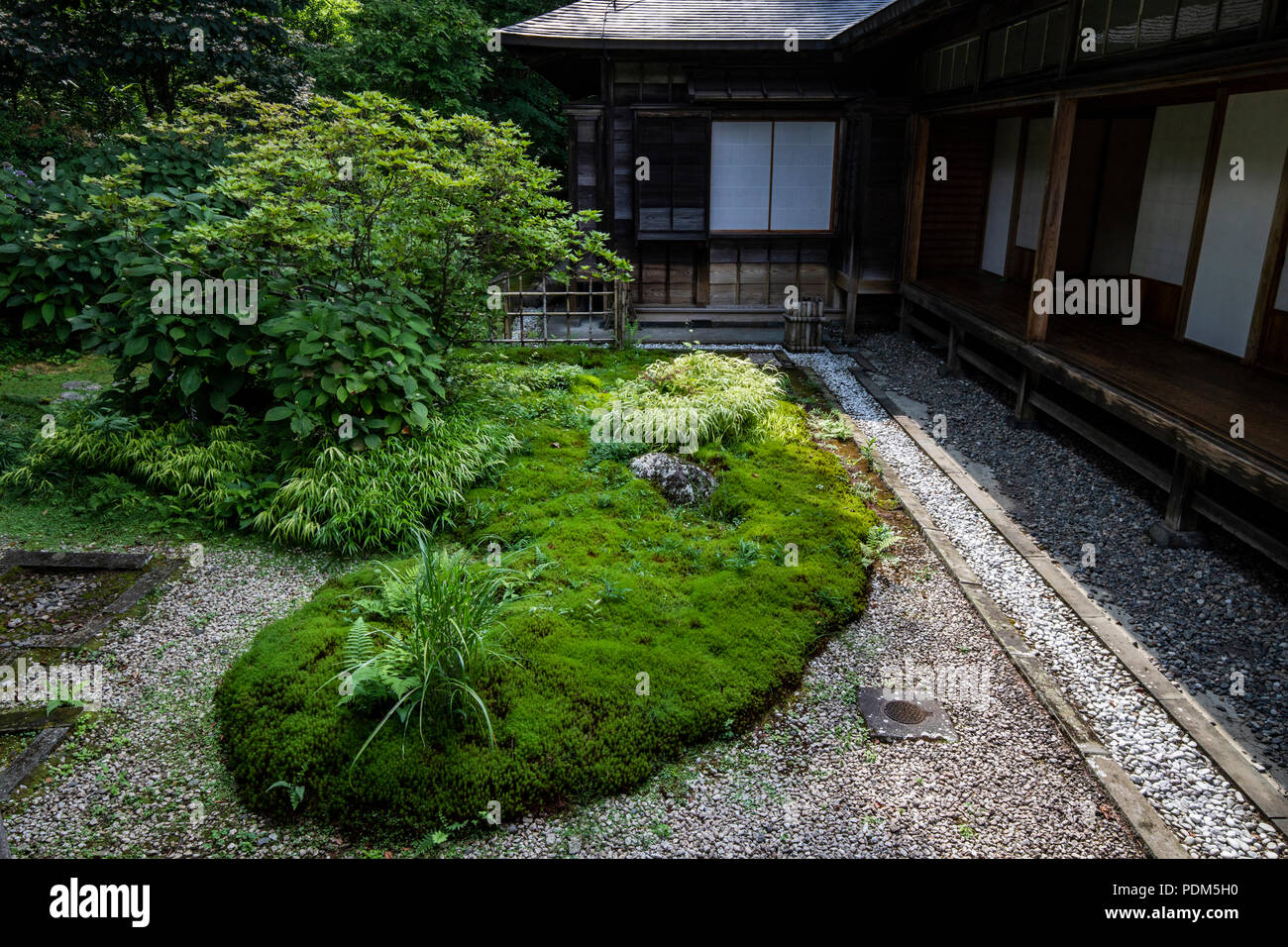 Die Kaiserliche Villa tamozawa Goyotei verbindet traditionelle Edo und frühen modernen Meiji Epoche Architektur während seiner 100 Zimmer. Die Villa wurde in N Stockfoto