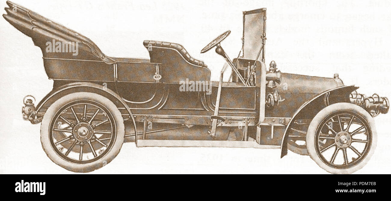 225 MHV-Leader 24-32 Touring 1907 Stockfoto