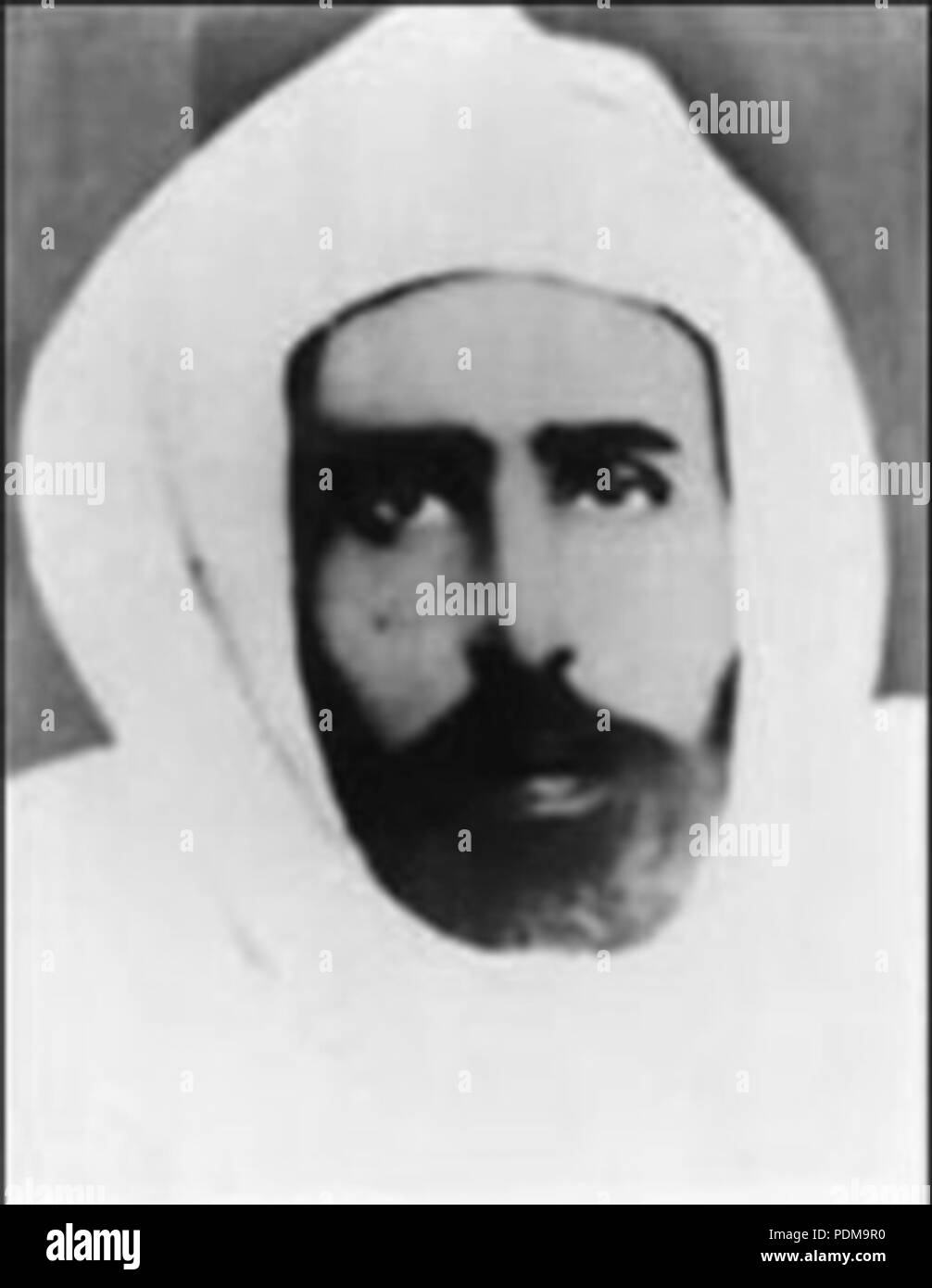 1 Muhammad al-Mahdi bin Sayyid Muhammad als Senussi Stockfoto