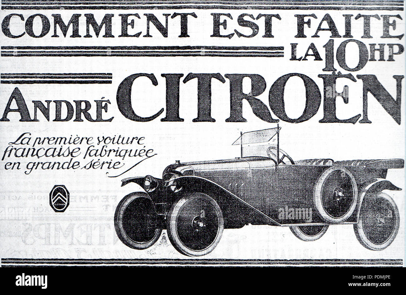 274 Pub Citroen typea Stockfoto