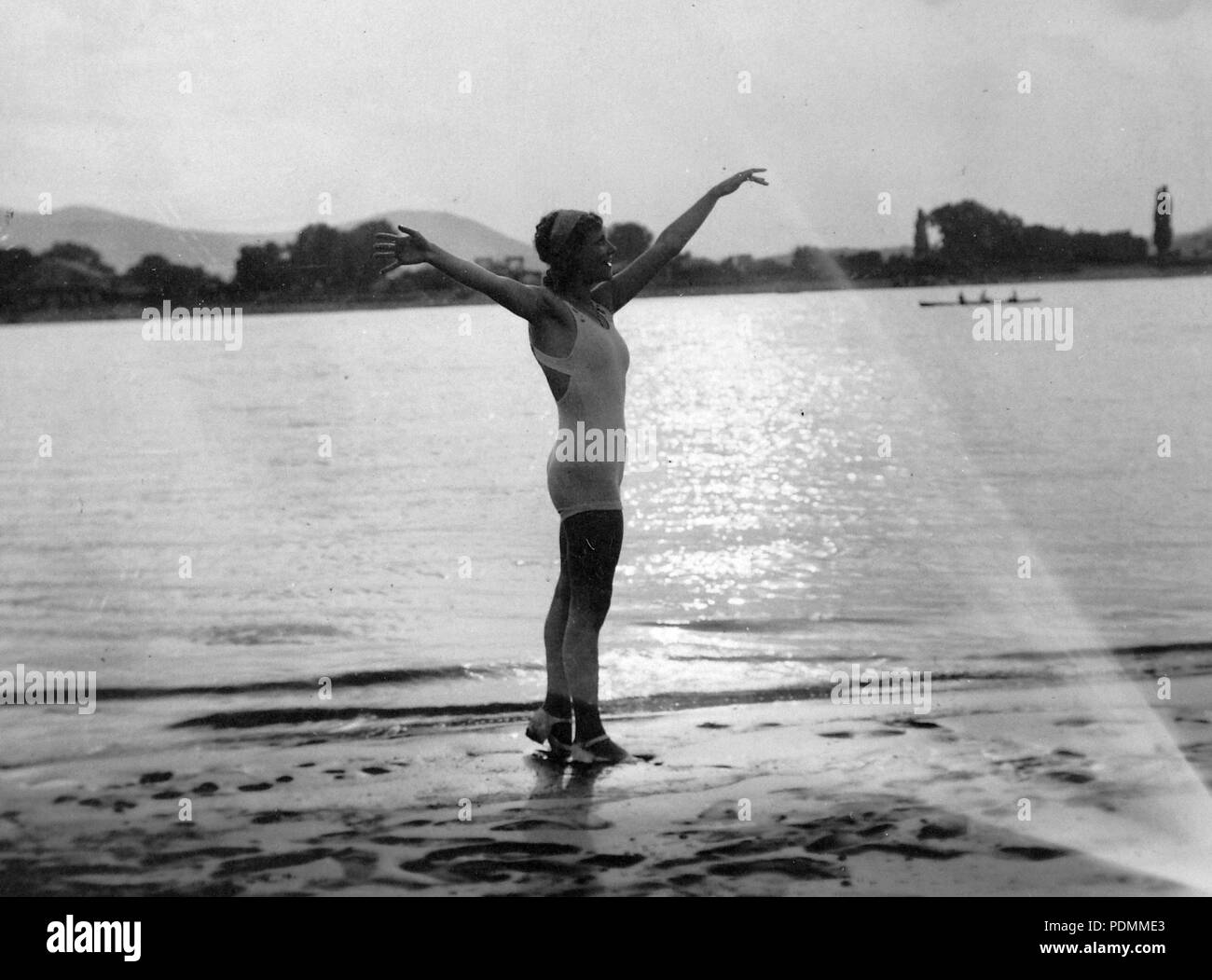 3 Budapest III., Római Teil a Népsziget Csúcshegy háttérben felől, ein. 12120 Fortepan Stockfoto