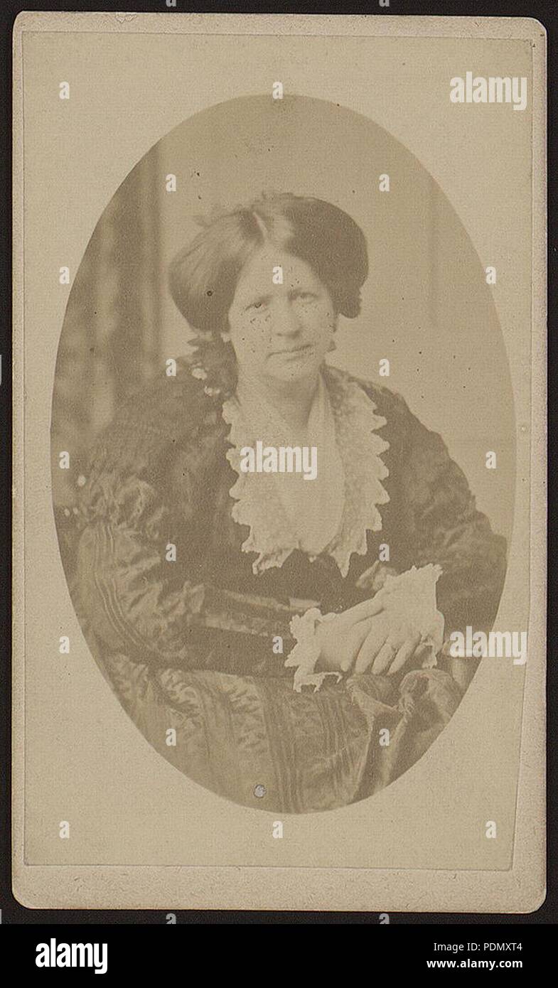 Anne (Burrows) Gilchrist, Brustbild, Sitz, Vorderseite Stockfoto
