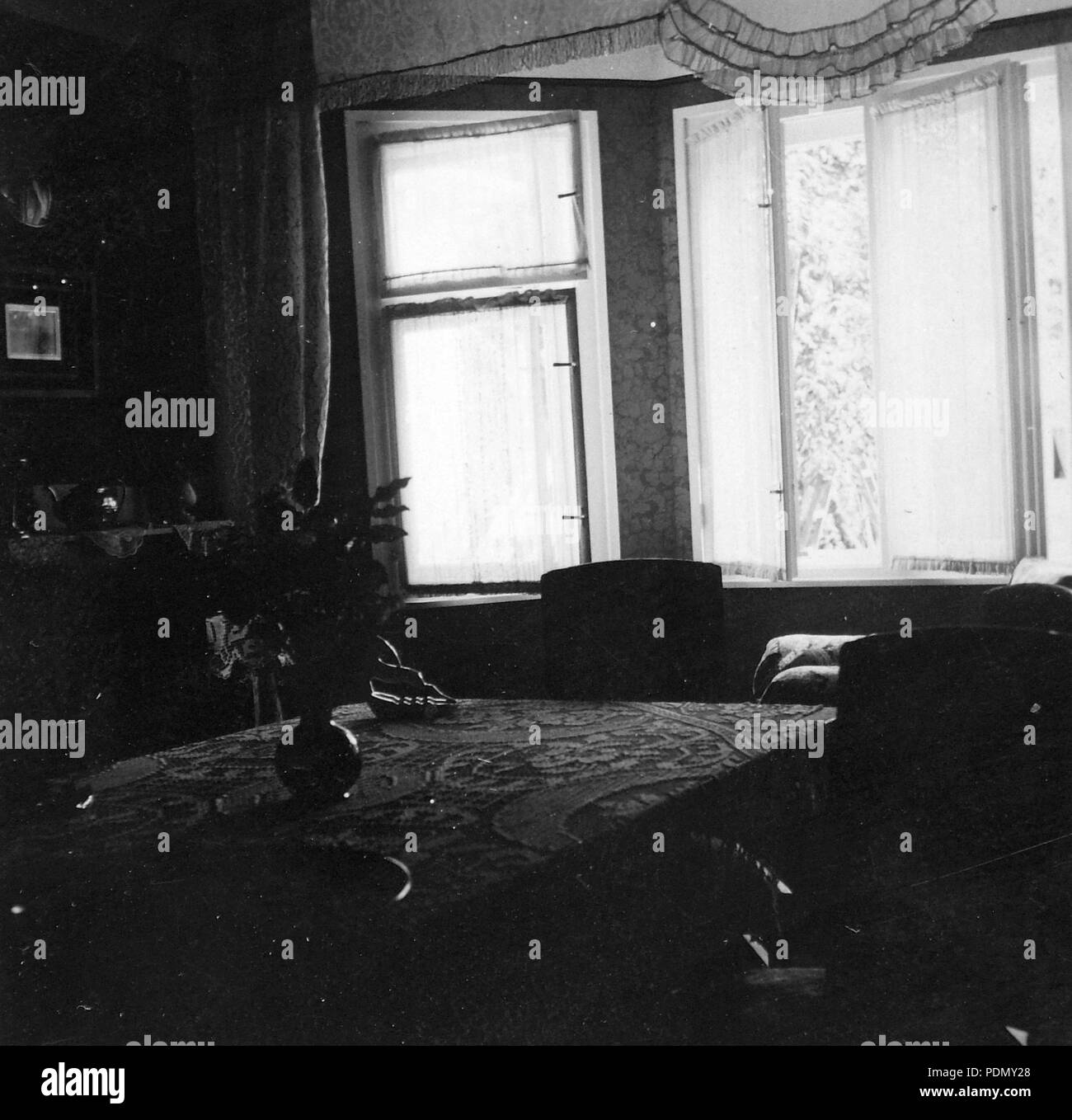 5 Innenraum Fortepan 12169 Stockfoto