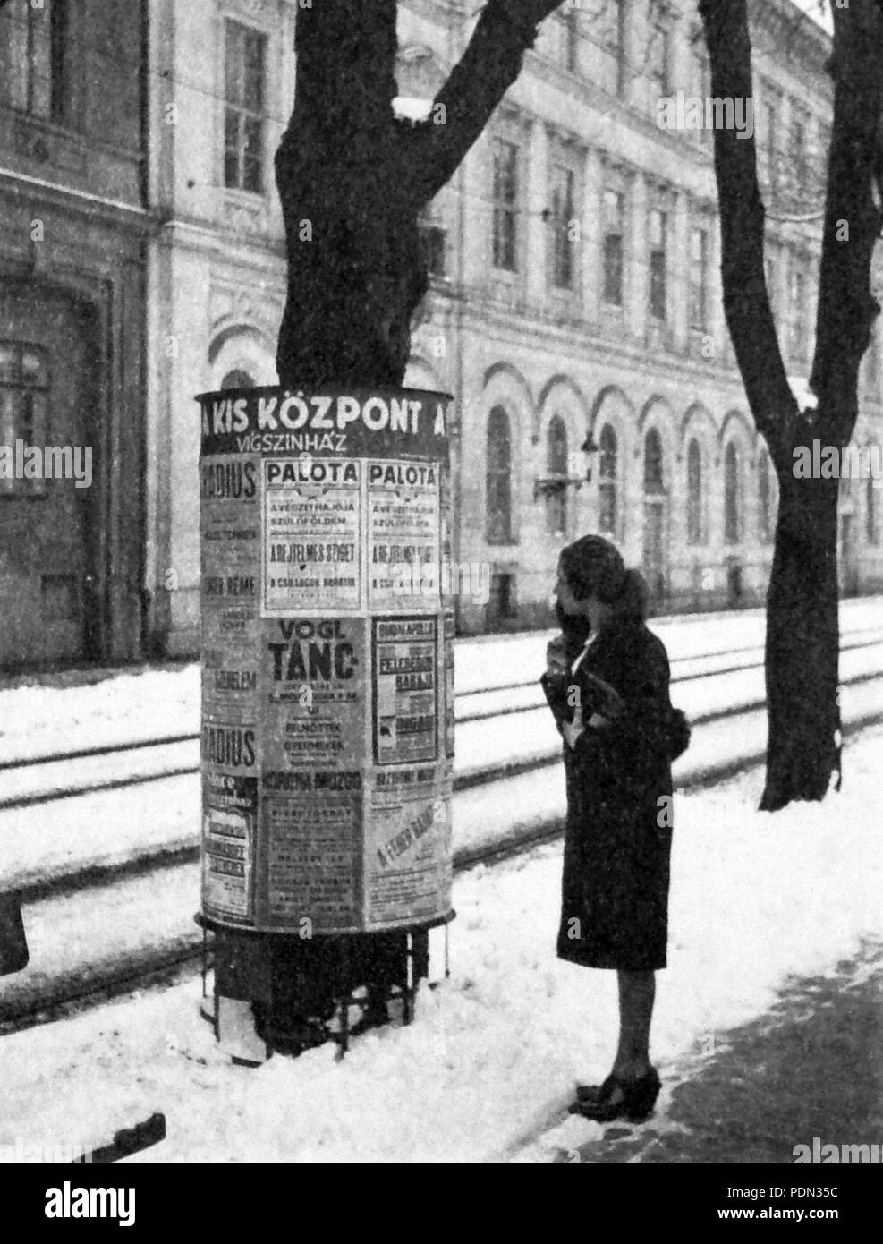 2 Bem rakpart (Margit), Lánchíd utca és a Jégverem között. Fortepan 8288 Stockfoto