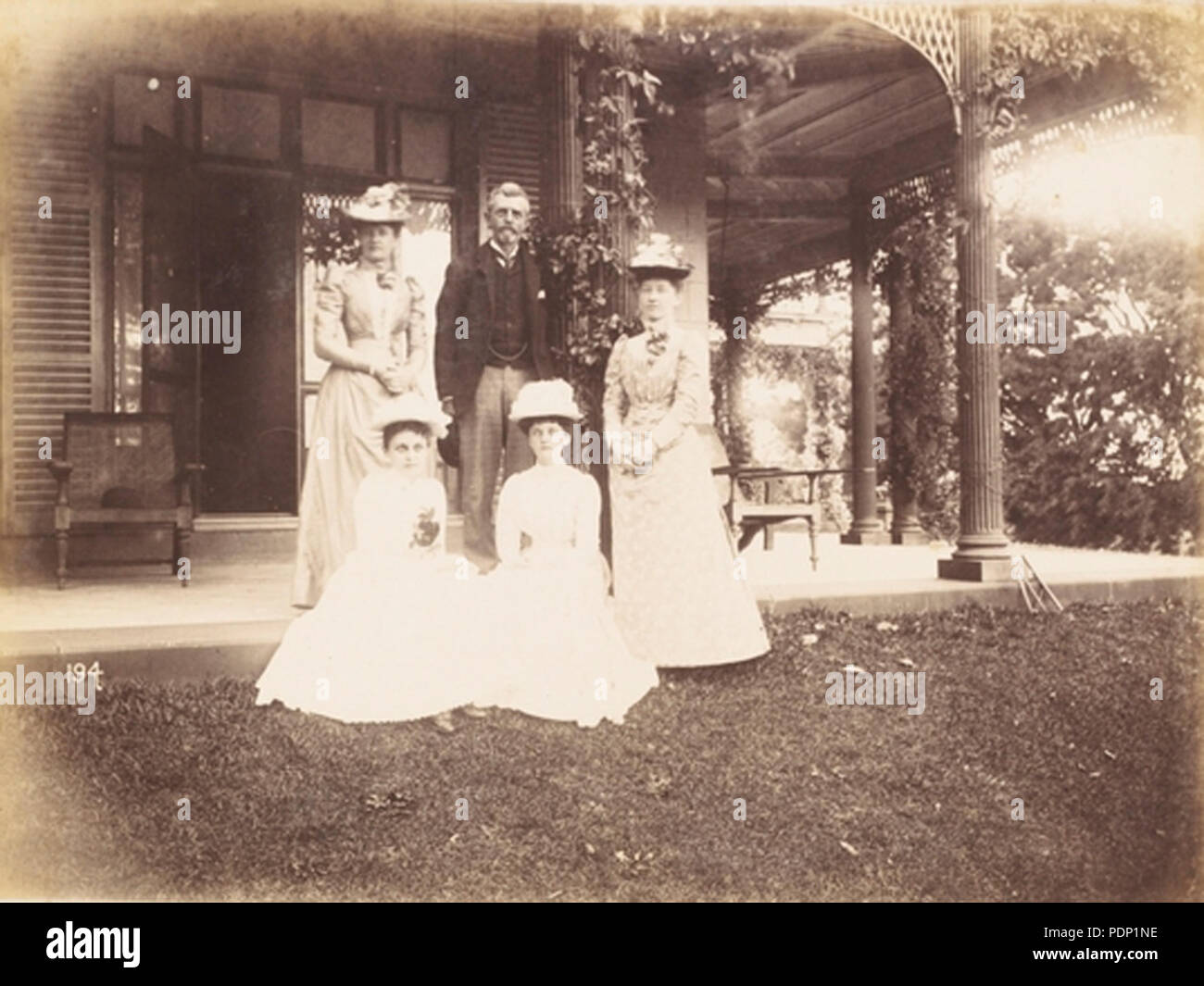 15 In Toxteth Park 1890 Stockfoto