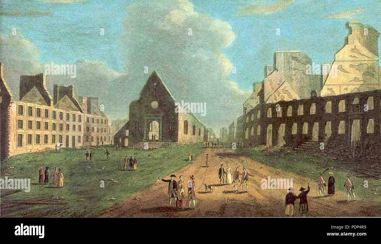 Après guerre. Stockfoto