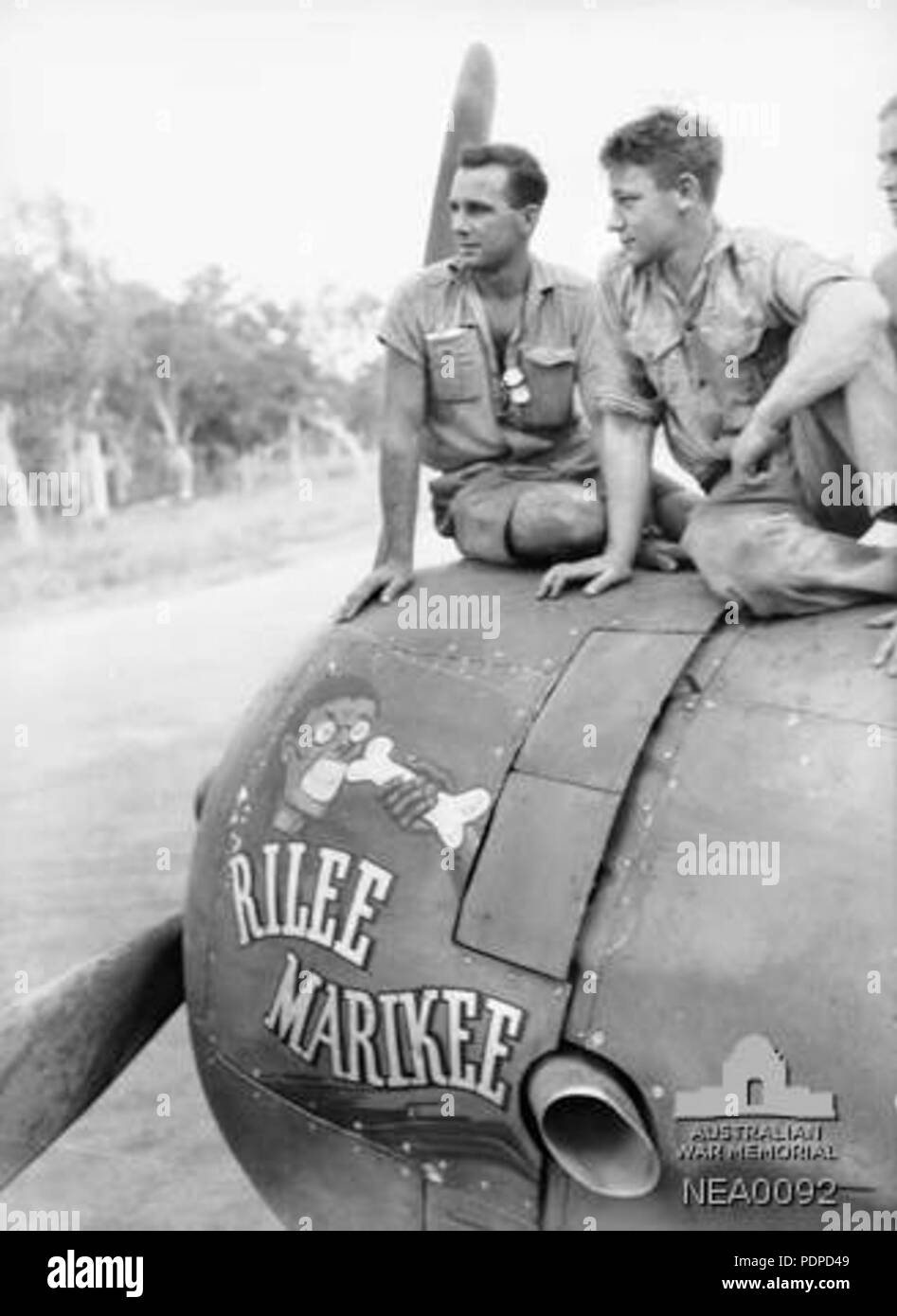 2 12 Squadron RAAF Rache Australien WWII AWM NEA 0092 Stockfoto