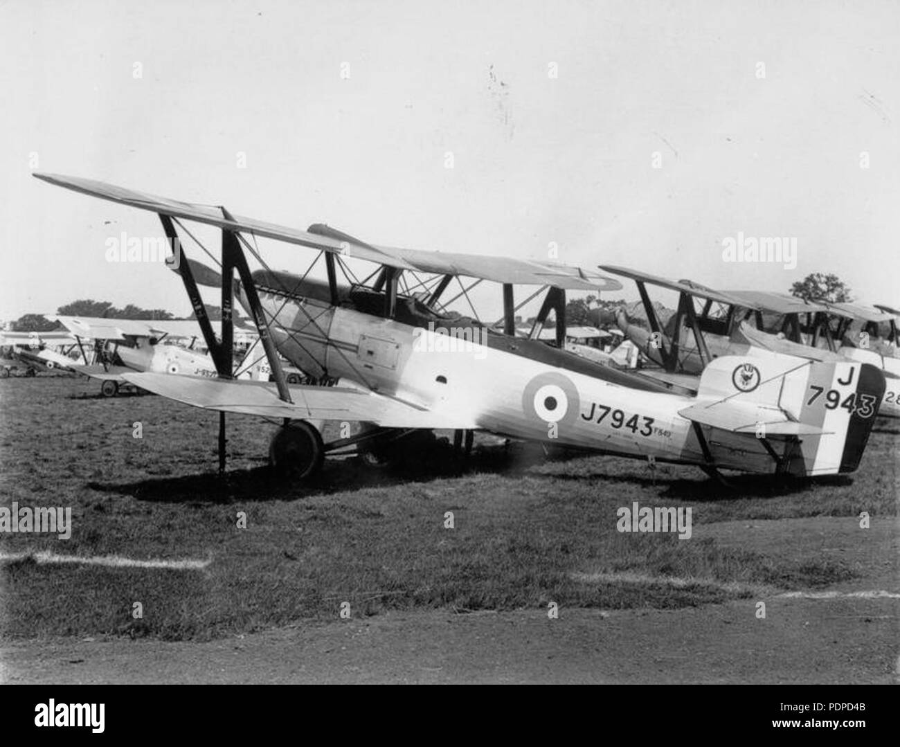 2 12 Squadron RAF Fairey Füchse Hendon 1929 IWM-H (BIN) 162 Stockfoto