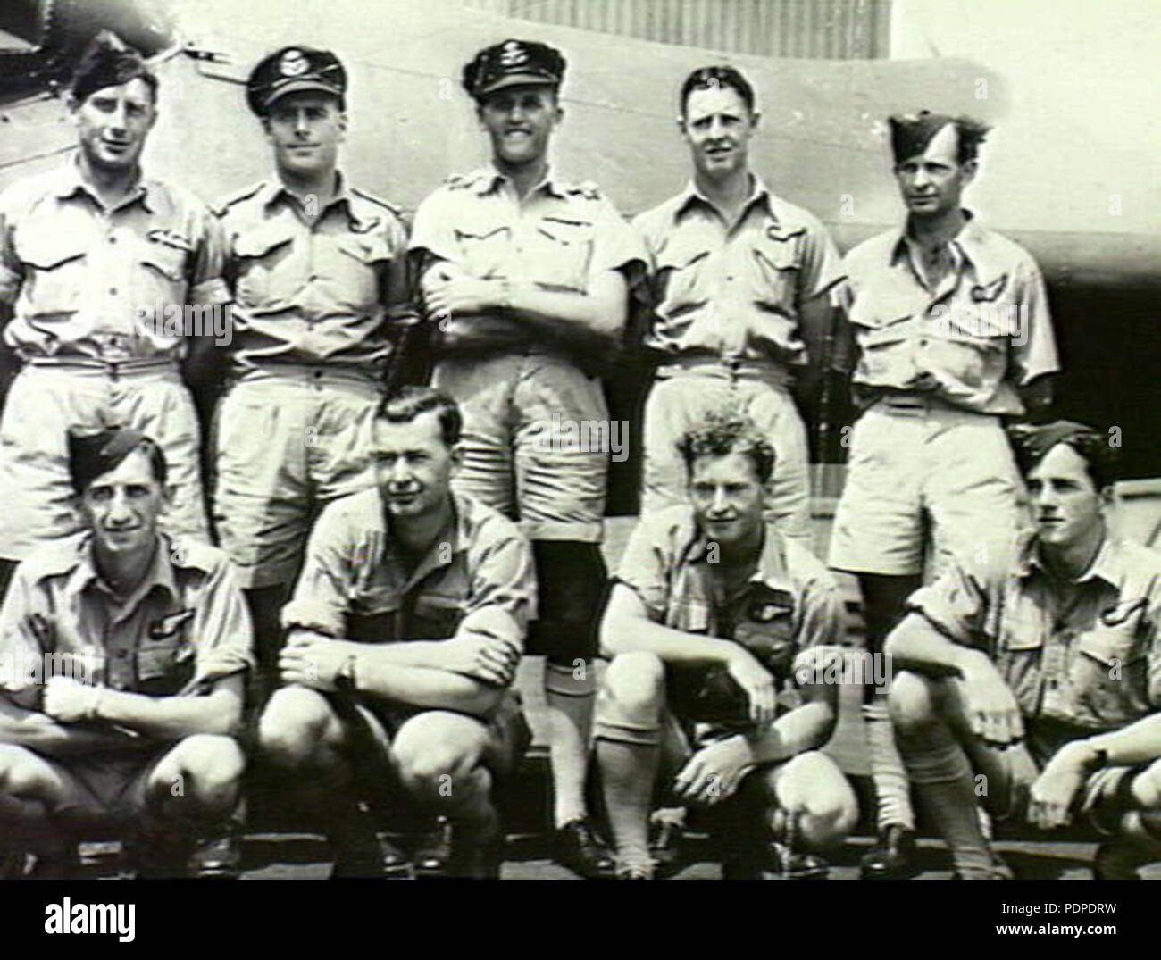 5 20 Squadron RAAF aircrew 1944 AWM P 00120.006 Stockfoto