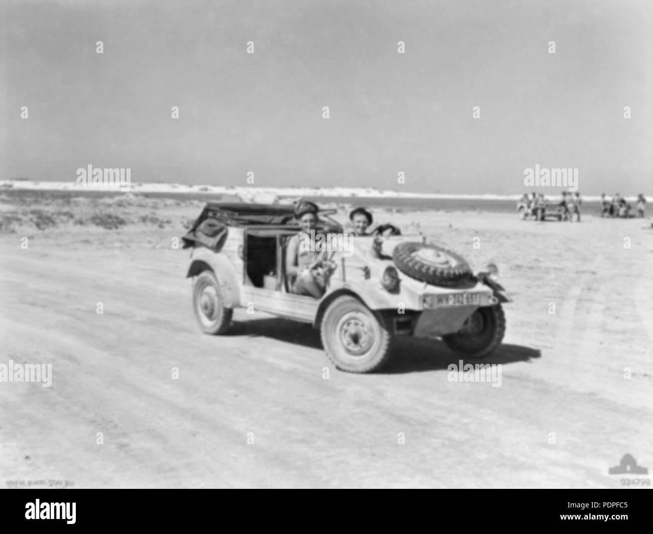 18 Australier in der erfassten VW im NAfrica 1942 Stockfoto