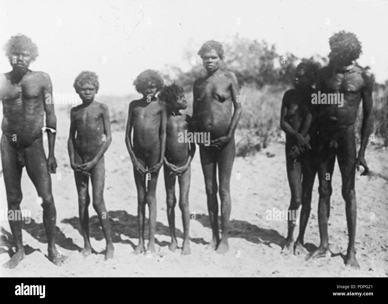 30 Kap Dombey Menschen Stockfoto