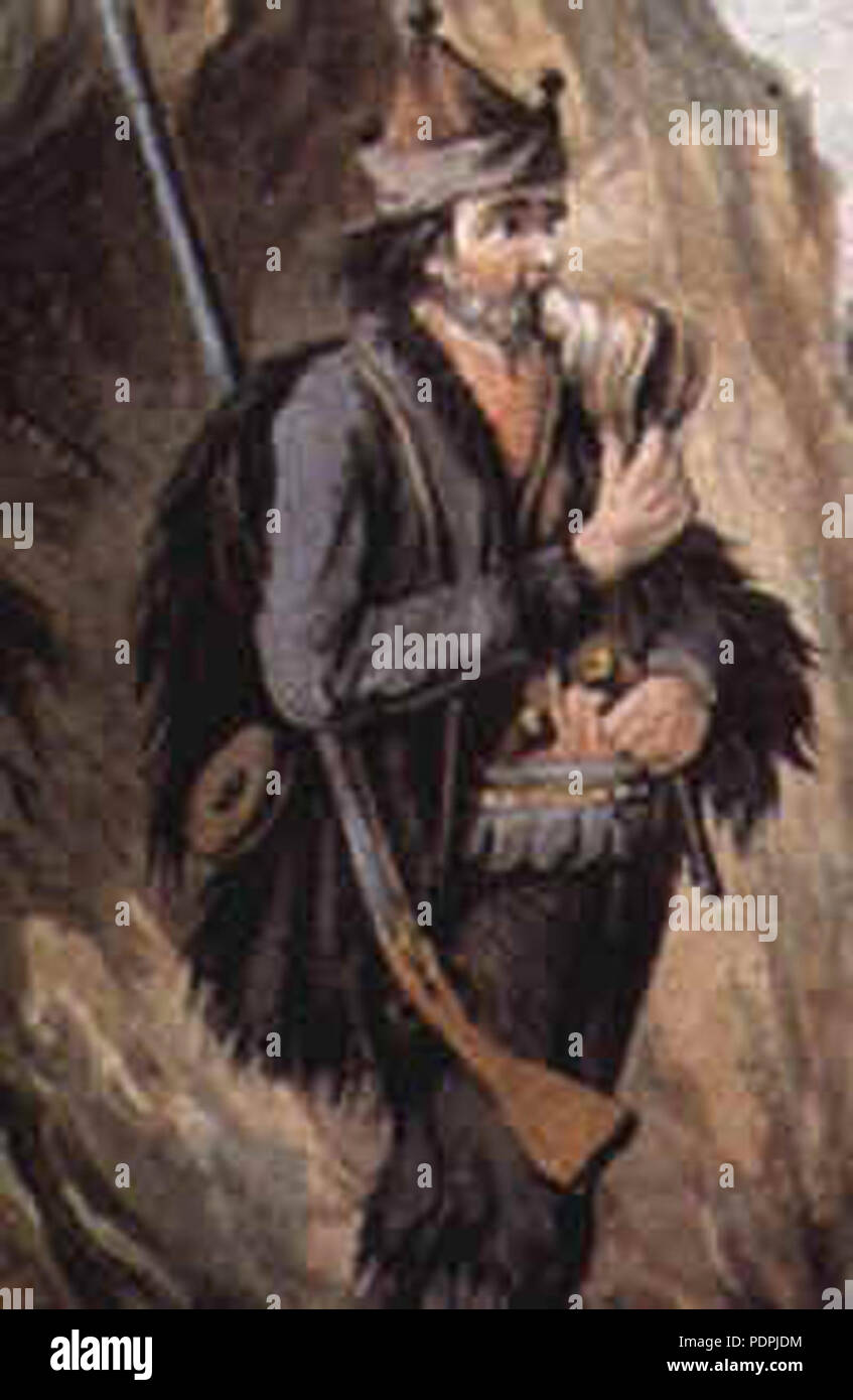 104 Corse Bandit à la fin du XVIIIe siècle Stockfoto