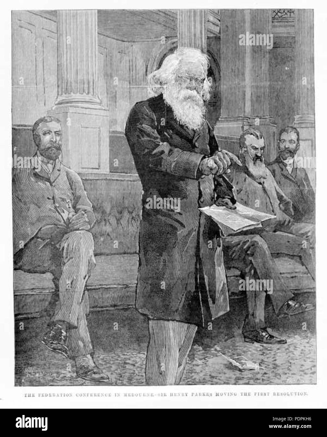 56 HenryParkes Melbourne Stockfoto